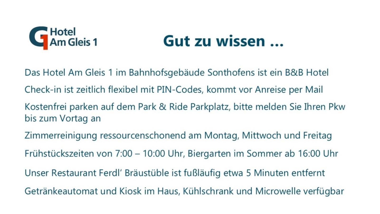 Am Gleis 1 Hotel Sonthofen